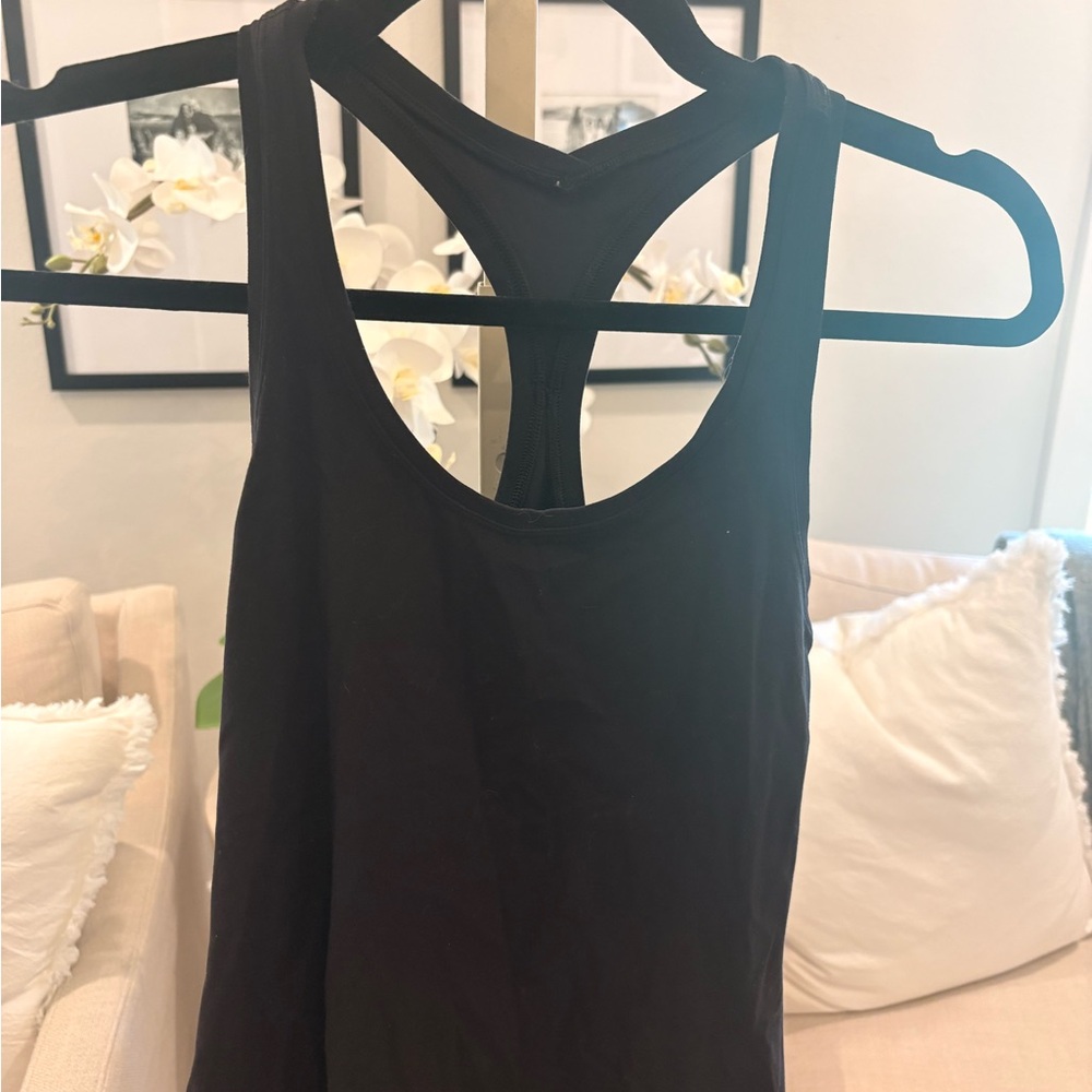 lululemon athletica Black Racerback Tank Top